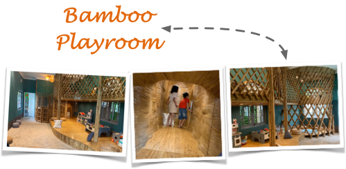 Bamboo Playroom at the Institution des Collines